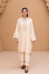 Urban Cut 2 Piece Cotton Embroidered Co- Ord Set